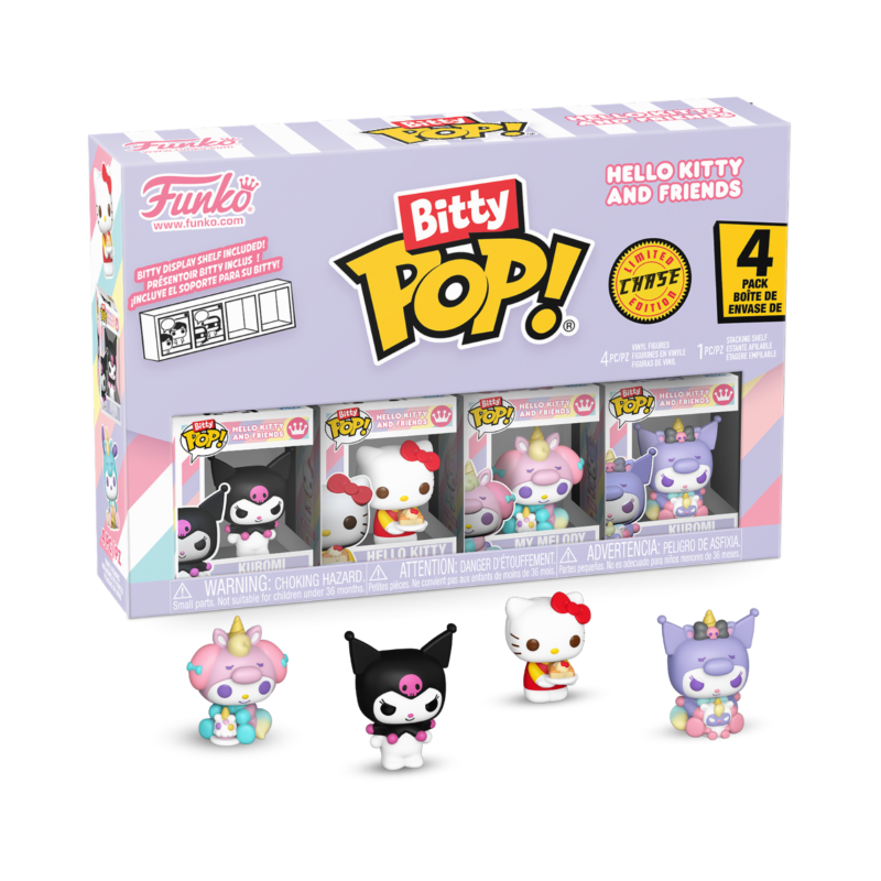 Hello Kitty Bitty Pop 4-Pack asst 12pcs