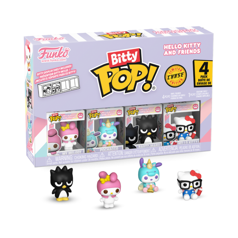 Hello Kitty Bitty Pop 4-Pack asst 12pcs