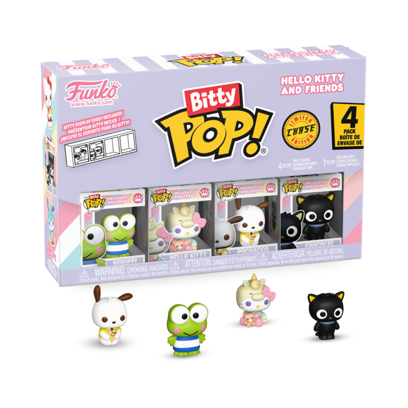 Hello Kitty Bitty Pop 4-Pack asst 12pcs