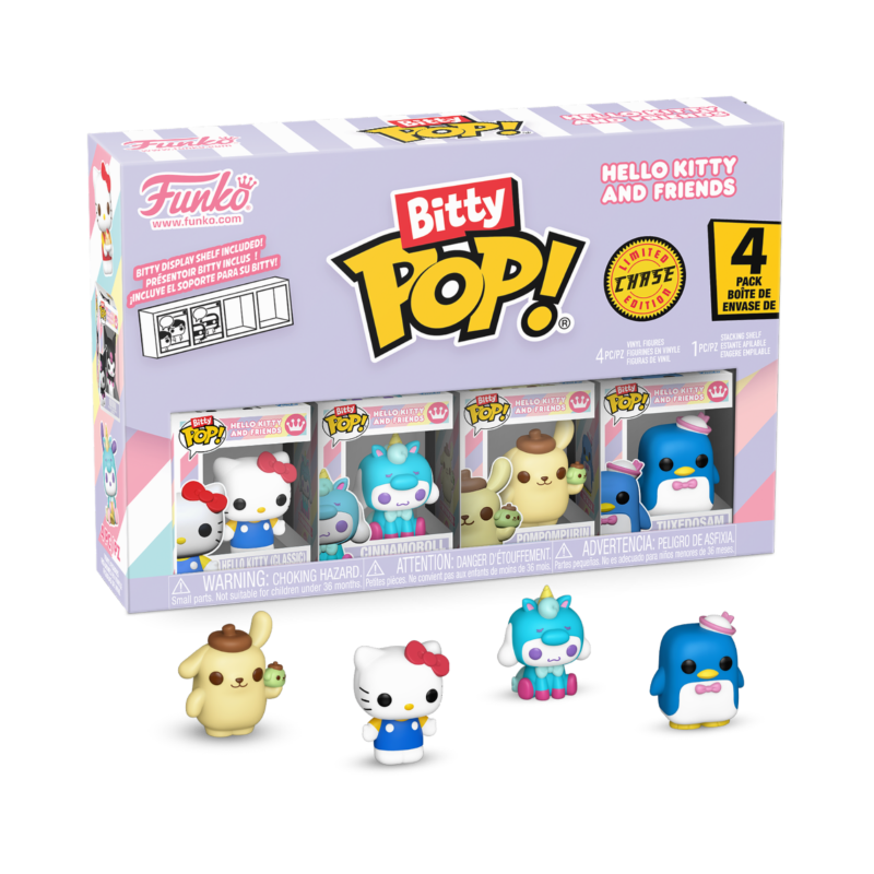 Hello Kitty Bitty Pop 4-Pack asst 12pcs