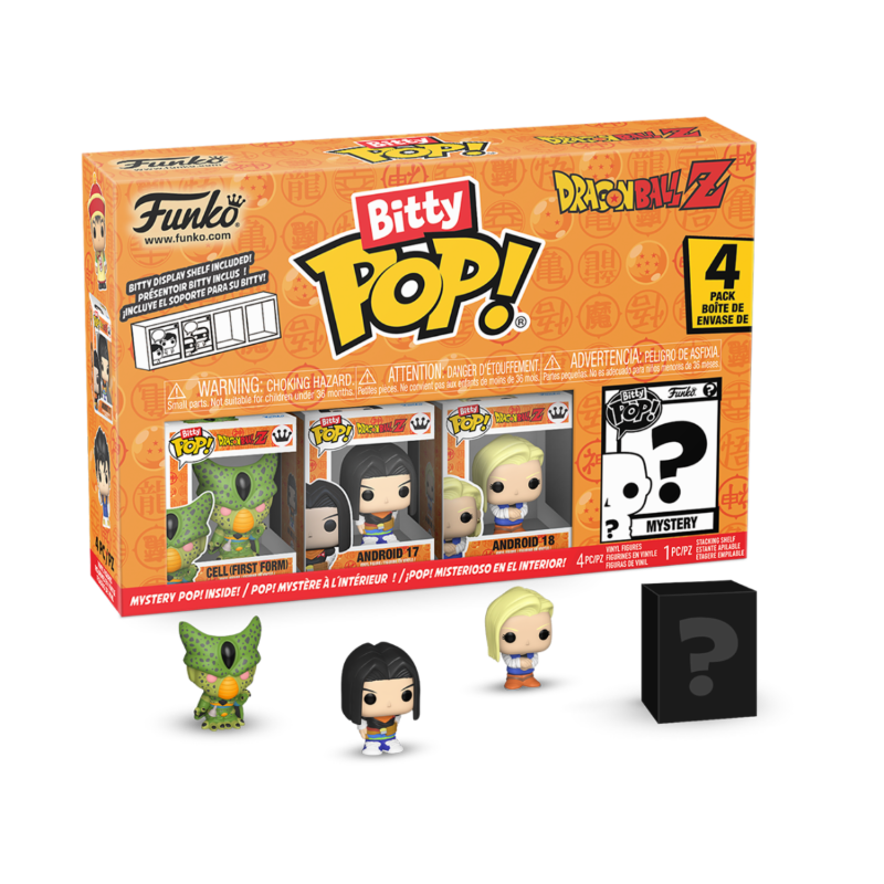 Dbz Dragon Ball Z Bitty Pop 4-Pack Asst 12Pcs