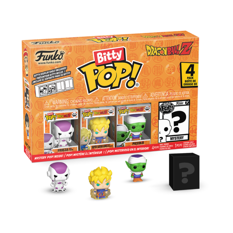 Dbz Dragon Ball Z Bitty Pop 4-Pack Asst 12Pcs