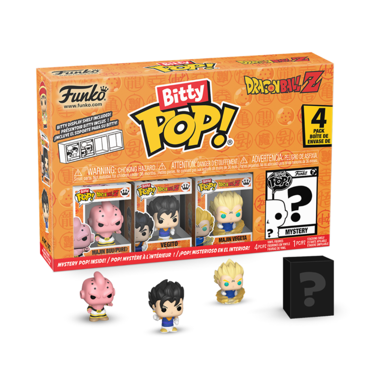 Dbz Dragon Ball Z Bitty Pop 4-Pack Asst 12Pcs