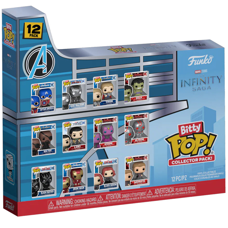Marvel Bitty Pop Infinity Saga 12pcs Multipack
