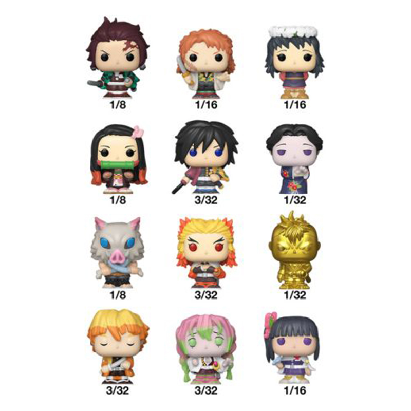 Demon Slayer Bitty Pop Singles Asst 32pcs