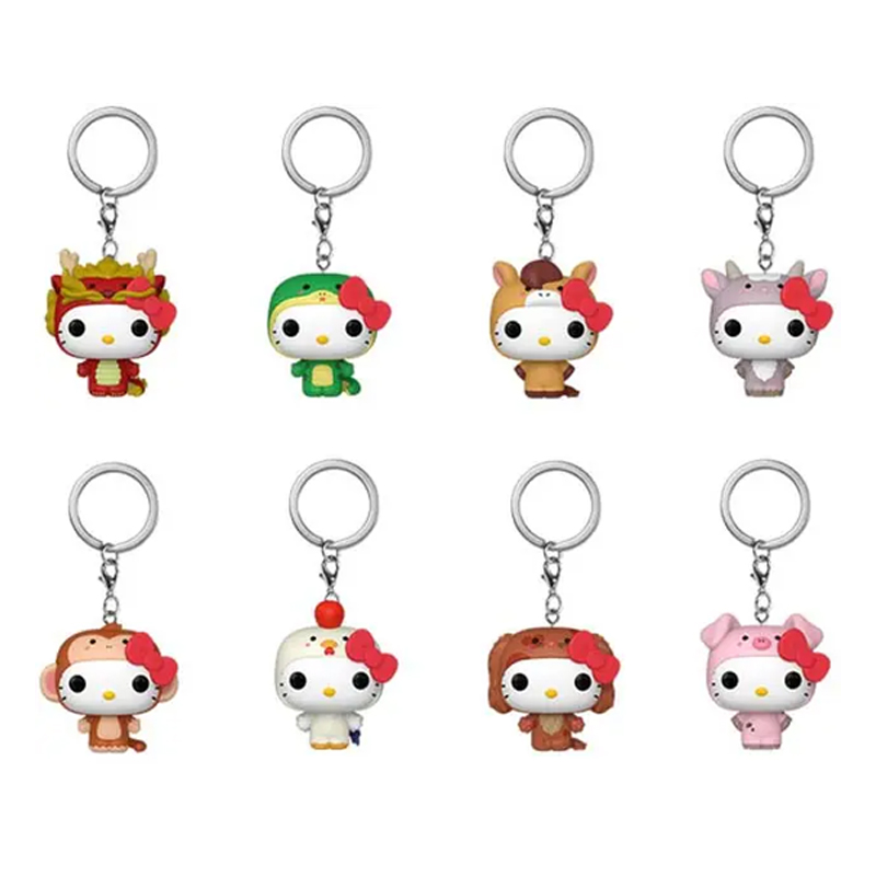 Hello Kitty Pocket Pop Blind Bags Animals Asst 12pcs