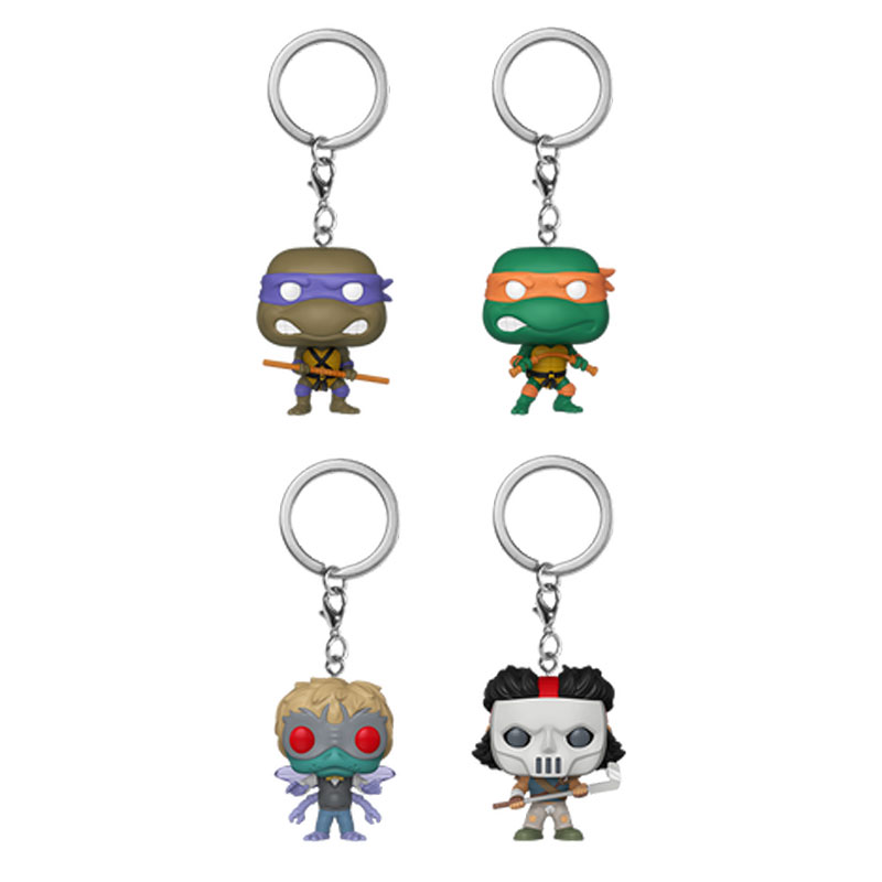 TMNT Tortues Ninja Pocket Pop Keychain TMNT Asst 12pcs
