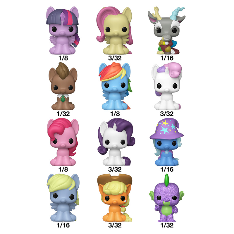 My Little Pony Bitty Pop Singles Asst 32pcs