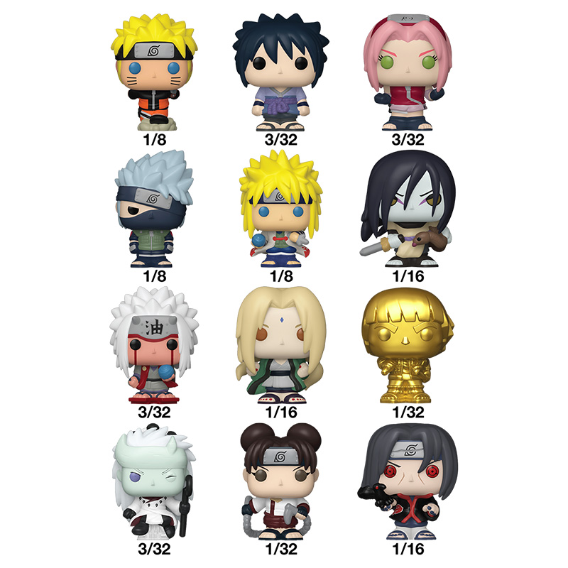 Naruto Bitty Pop Singles Asst 32pcs