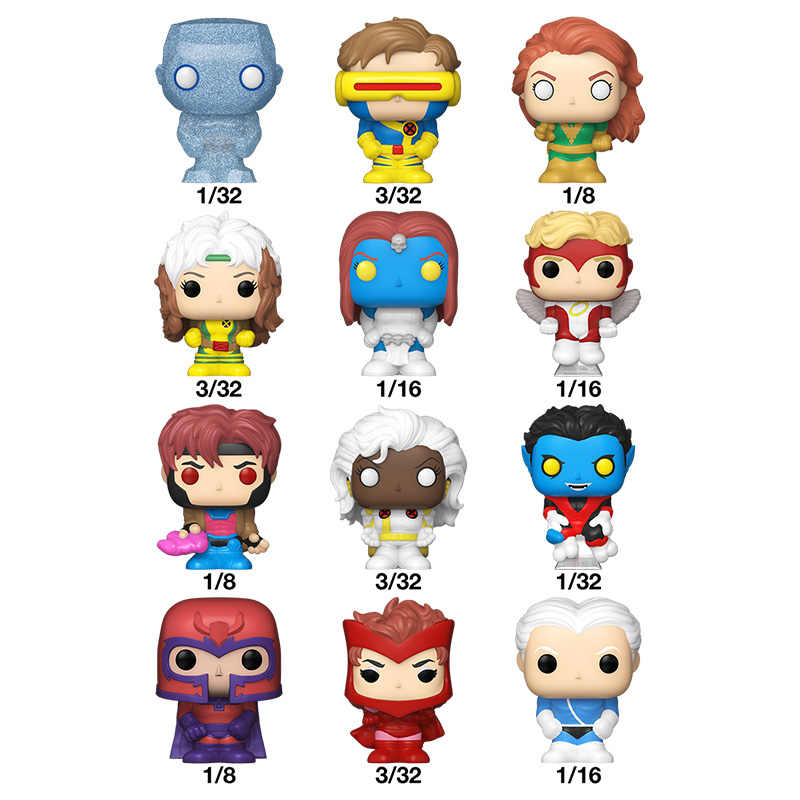 Marvel Bitty Pop Singles X-Men Asst 32pcs