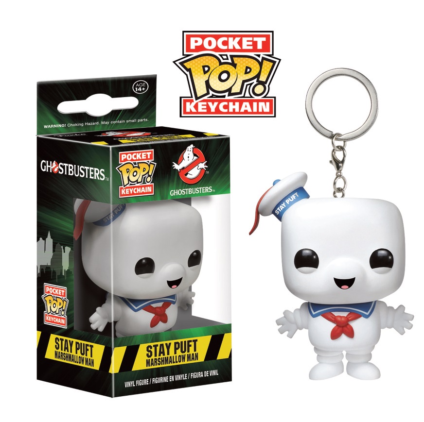 Ghostbusters Pocket Pop Stay Puft 4cm