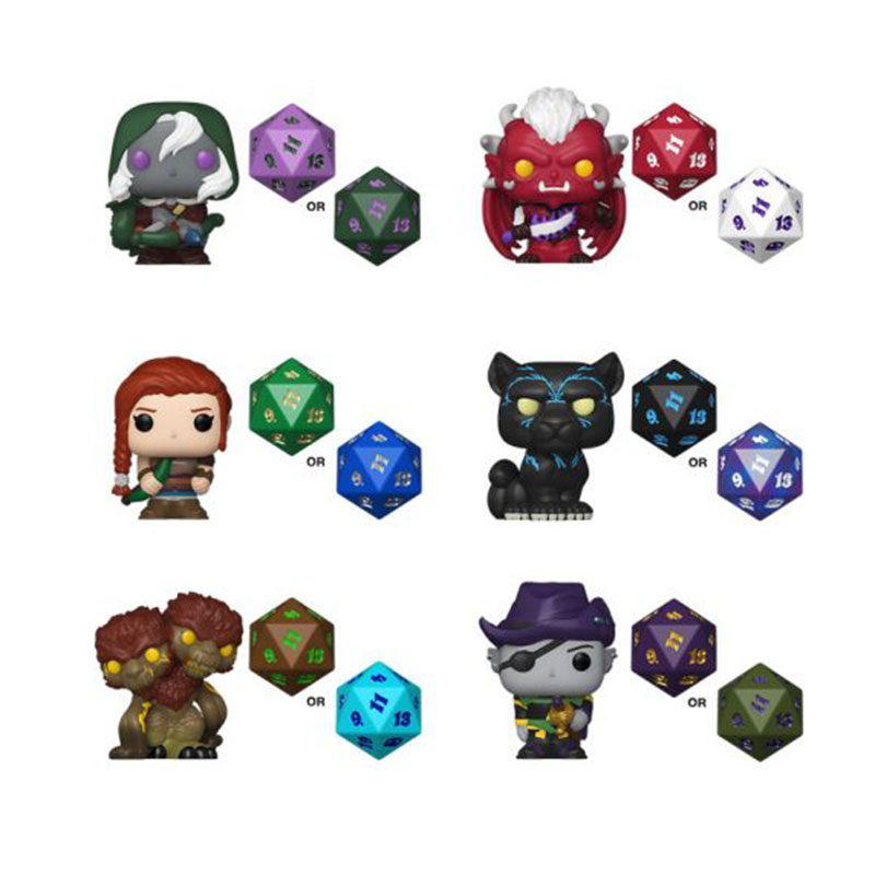 Dungeons & Dragons Bitty Pop Asst 12Pcs