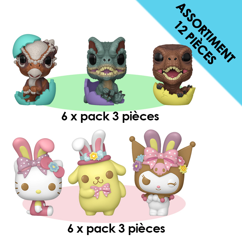 Jurassic Park Pocket Pop 3-Pack Spring Easter 12pcs