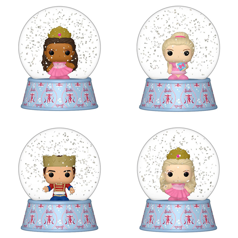 Barbie Mini Glitter Globes 12 pcs