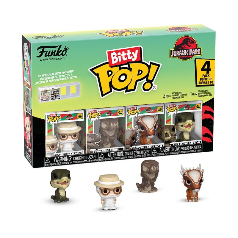 Jurassic Park Bitty Pop Asst  4-Pack 12pcs