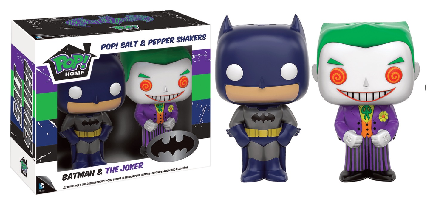 DC Pop Saliere Et Poivriere Batman & Joker