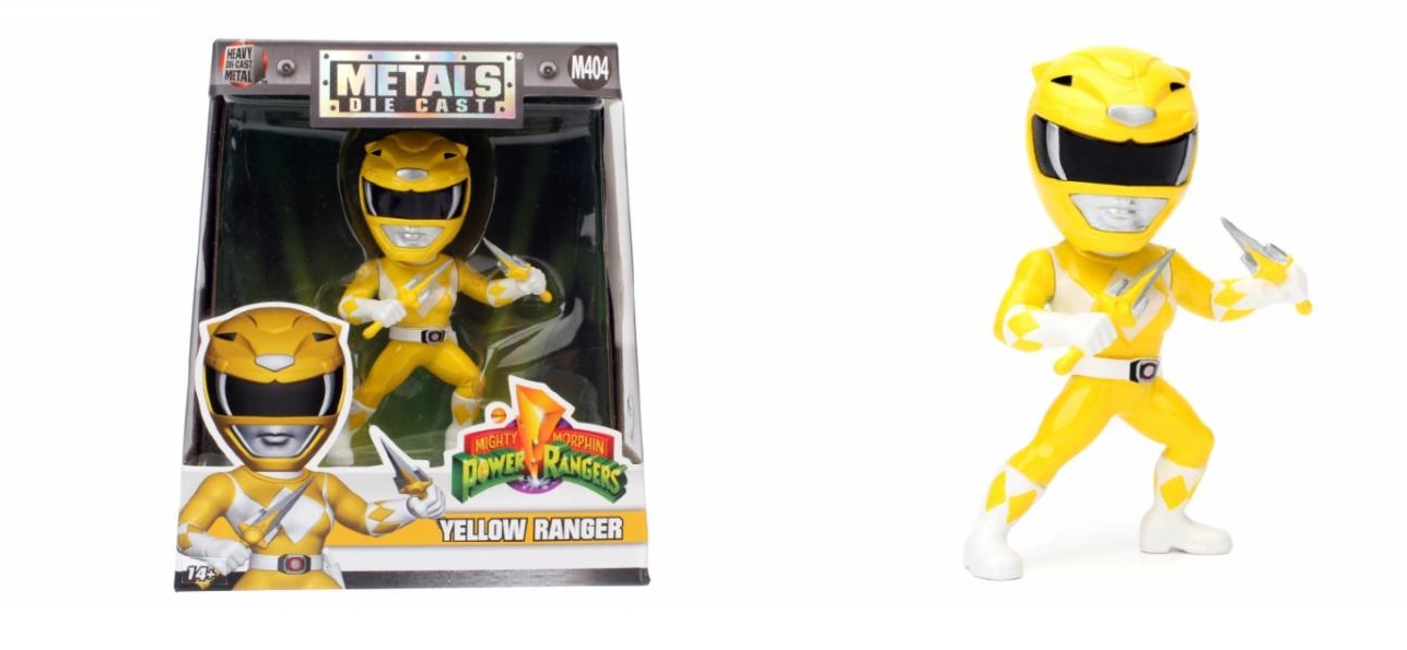 Power Rangers Metals Yellow Ranger