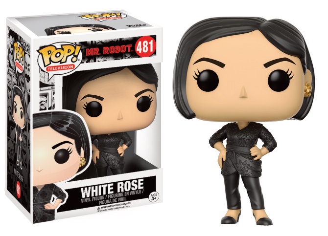 Mr Robot Pop White Rose