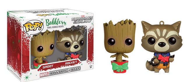 zz RIP zz Marvel Pop 2-Pack Mini Christmas Groot & Rocket MCC Exclu