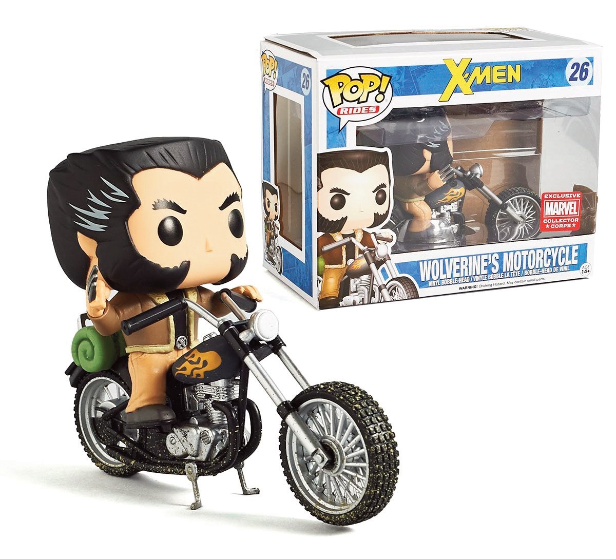 zz RIP zz Marvel Pop Rides Wolverine Motorcycle MCC Exclu