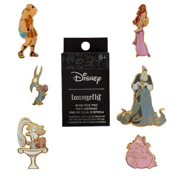 Disney Blind Box Pins Set Hercules 25Th Anniversary Asst 12pcs