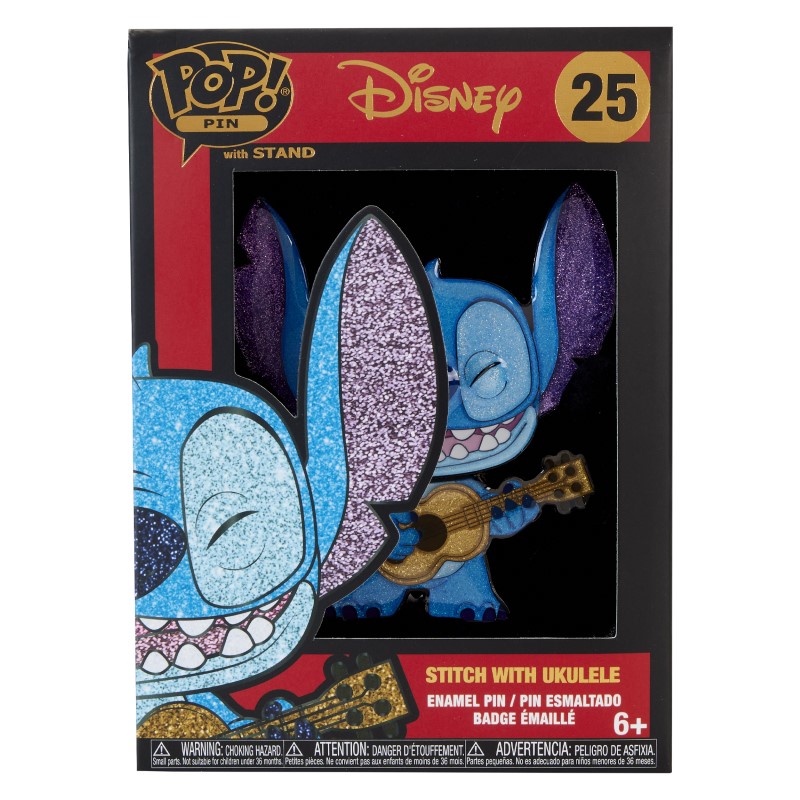 Disney Pop Pins Lilo And Stitch Stitch Ukulele