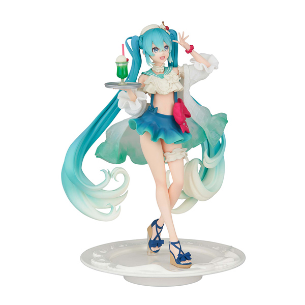 Hatsune Miku Sweet Sweets Figure Hatsune Melon Soda Float 18cm