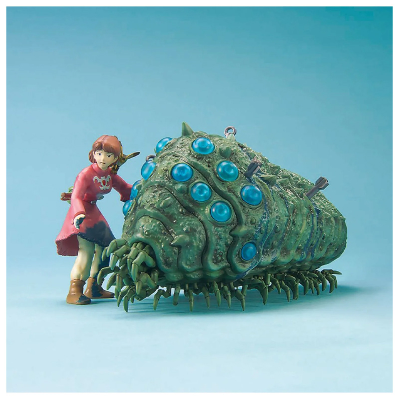 Ghibli Maquette Nausicaa 04 Ohmu Bleu Et Nausicaa