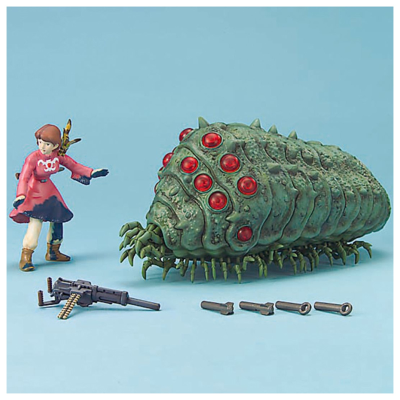 Ghibli Maquette Nausicaa 04 Ohmu Bleu Et Nausicaa