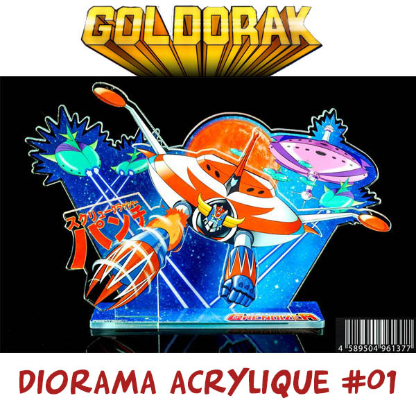 Goldorak Acrylic Figure Diorama #01