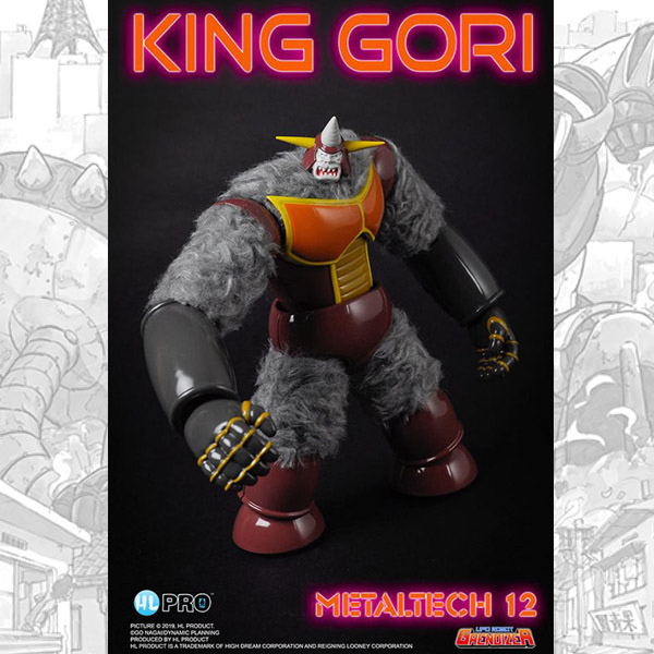 Grendizer / Goldorak Metaltech 12 King Gori 18cm Figure