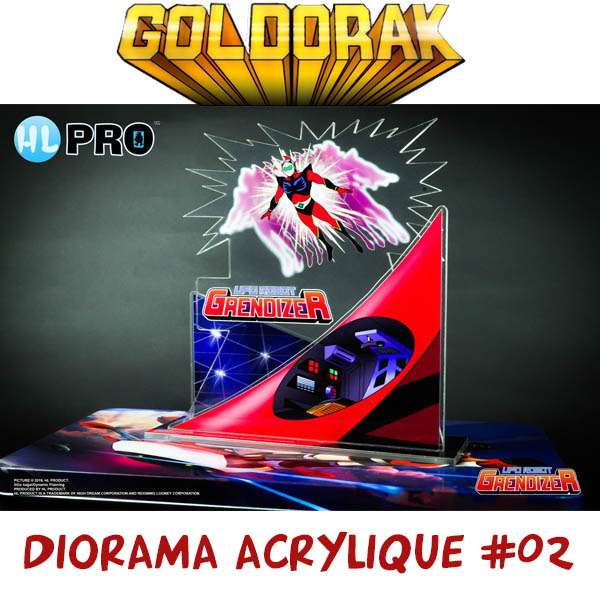 Goldorak Acrylic Figure Diorama #02