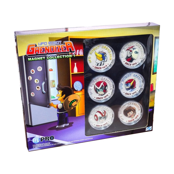 Goldorak Set de 6 Magnets Céramique