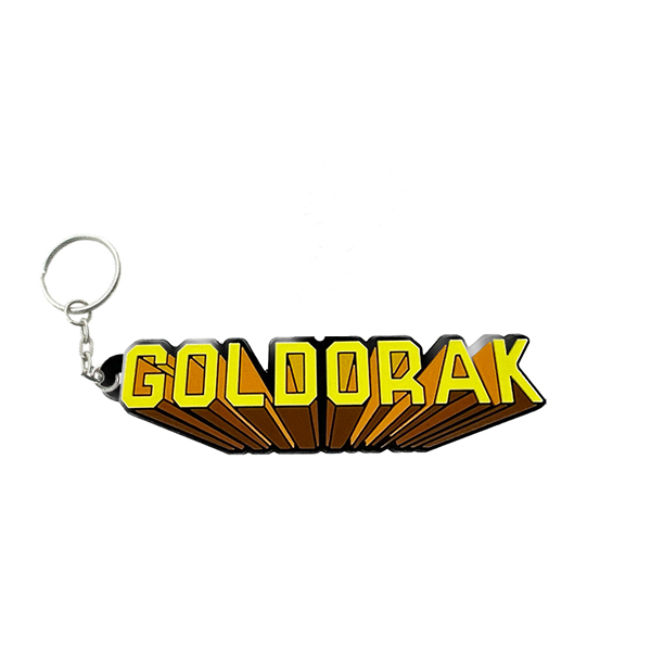 Goldorak Porte Cle Gomme Logo 8cm