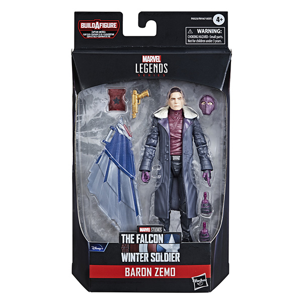 Marvel Legends Build a Figure Falcon & Winter Soldier Baron Zemo 15cm