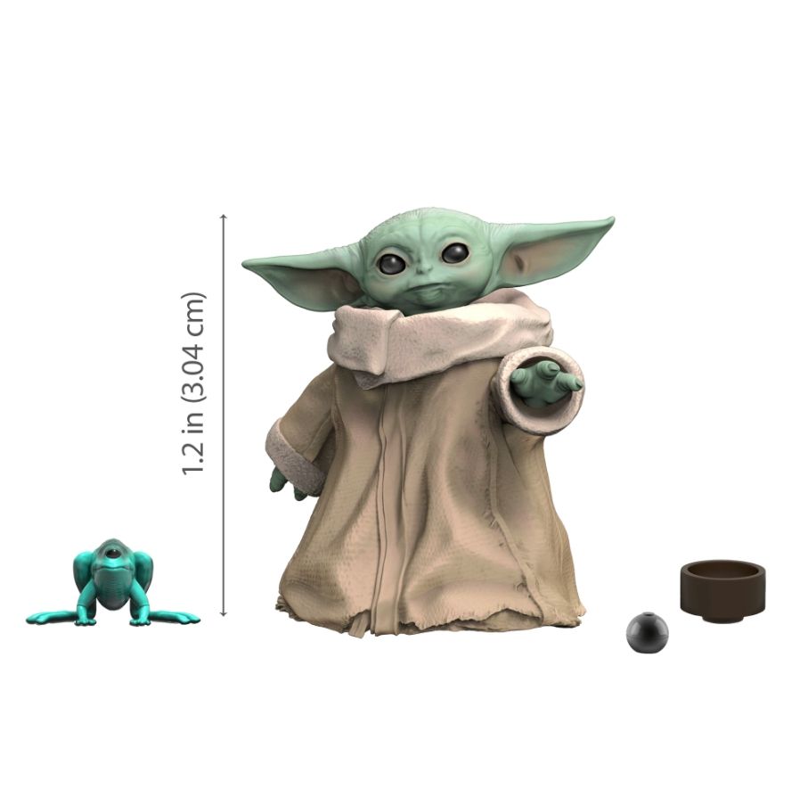 SW Star Wars  Mandalorian Black Series The Child Baby Yoda Figura 3,4cm