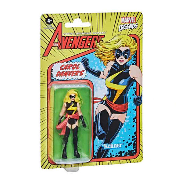 Marvel Legends Retro Captain Marvel 9.5cm