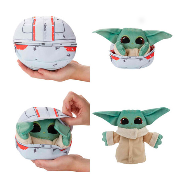 SW Star Wars Mandalorian The Child Grogu Peluche Transformable  