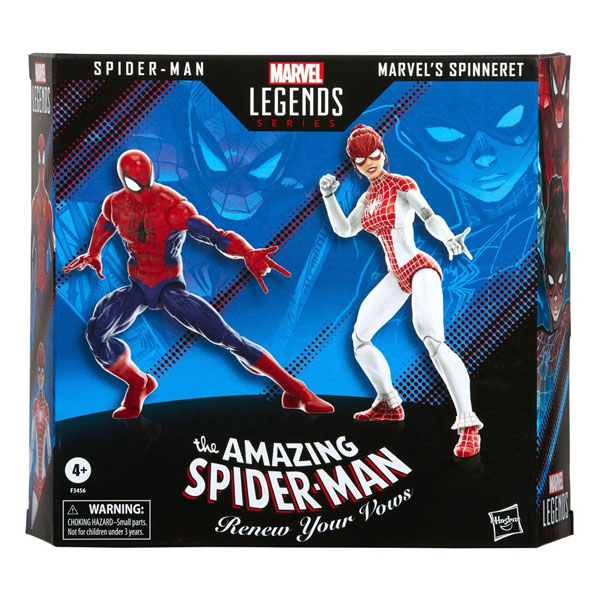 Marvel Legends Amazing Spider-Man Renew Your Vows Pack 2 Spider-Man & Spinneret 15cm