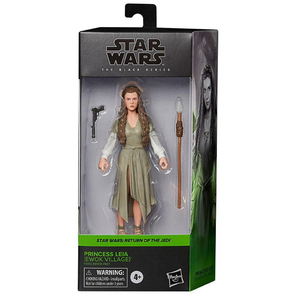 SW Star Wars Black Series Princess Leia Ewok Village 15cm