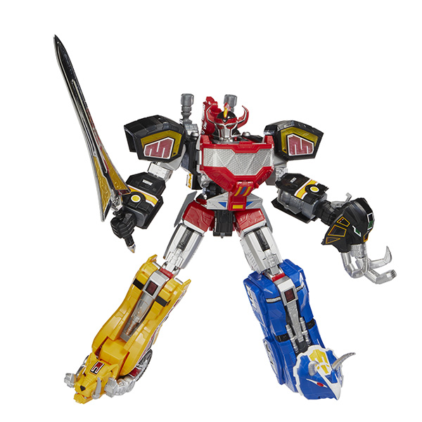 Power Rangers Mighty Morphing Lighting Collection Zord Ascension Dino Megazord 28cm