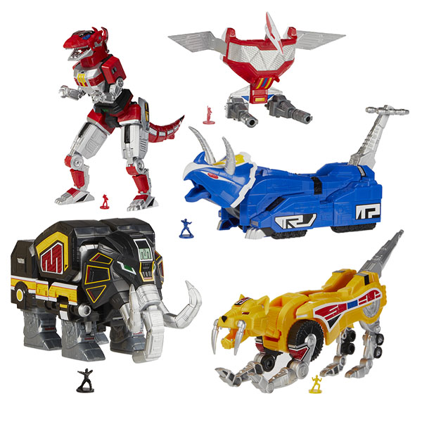 Power Rangers Mighty Morphing Lighting Collection Zord Ascension Dino Megazord 28cm