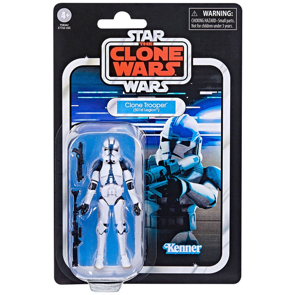 SW Star Wars Clone Wars Vintage Clone Trooper 501st Legion 10cm