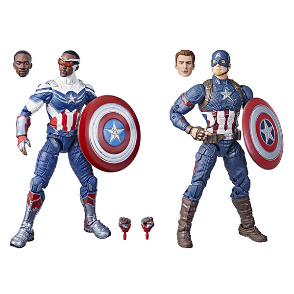 Marvel Legends Captain America 2-Pack Steve Rogers & Sam Wilson 15cm