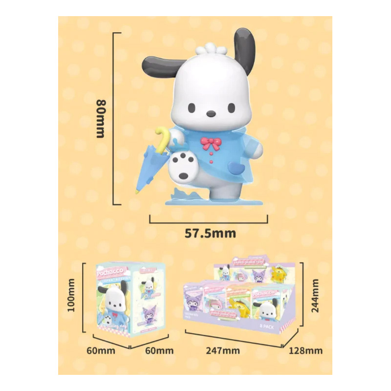 Hello Kitty Rainy Day Asst 8pcs