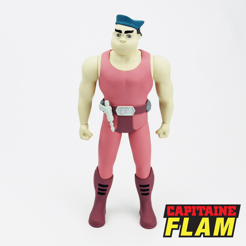 Capitaine Flam Figurine Mala 20cm Boite FR