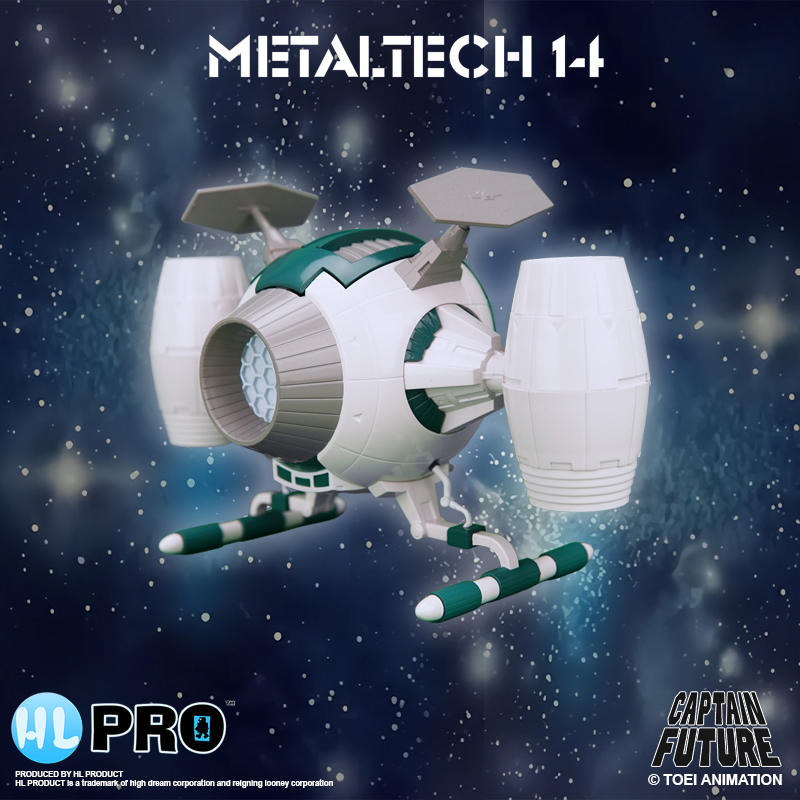 Captain Future Metaltech 14 Cosmoliner Box Eu