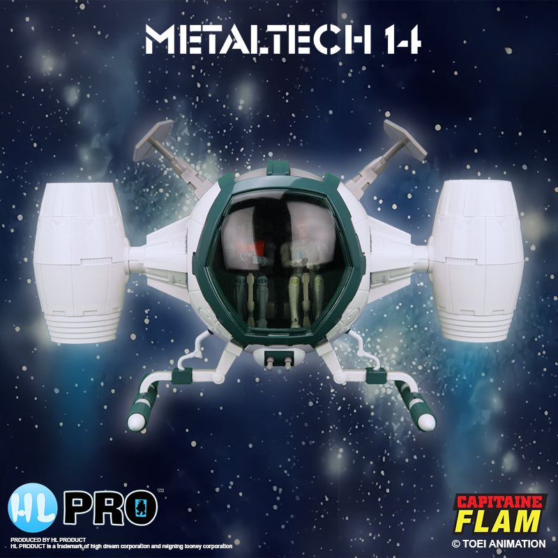 Captaine Flam Metaltech 14 Cosmoliner Cosmolem Box FR