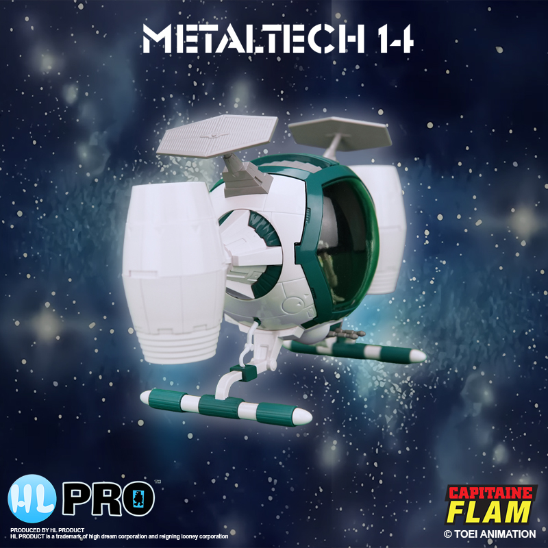 Captaine Flam Metaltech 14 Cosmoliner Cosmolem Box FR