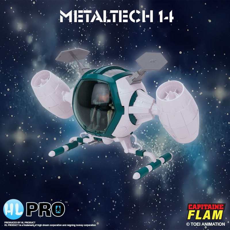 Captaine Flam Metaltech 14 Cosmoliner Cosmolem Box FR
